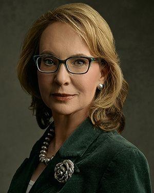 Portrait of Gabby Giffords, the Keynote Speaker for the 40th C S U N Assistive Technology Conference.